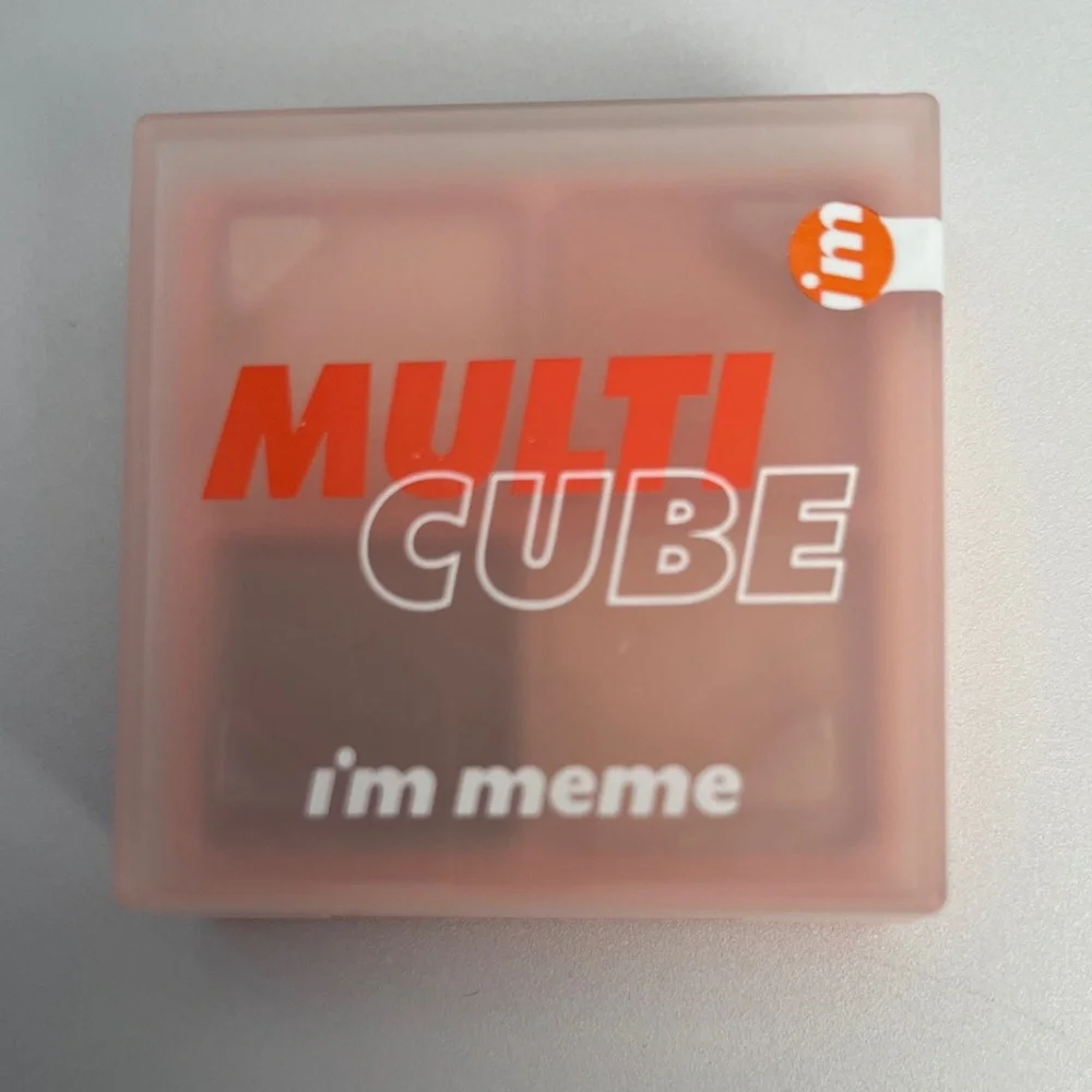 I'm Meme Multi Cube Eyeshadow & Blush Palette, Hello Peach #korean #shimmer